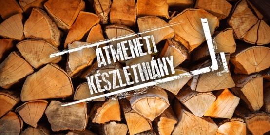 Átmeneti készlethiány konyhakész tűzifából